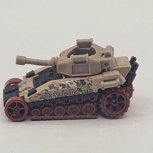 Hot Wheels 2015 Brown Camo Tanknator HW Ride Ons 1/64  Preowned VG